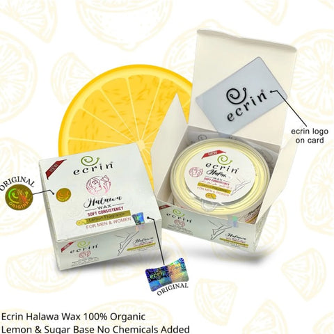 Ecrin 100% Organic Luminous Smooth Skin Lemon Fragrance Halawa Wax